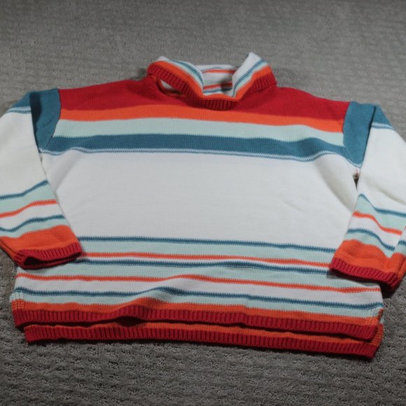Bright Cowl Neck 3/4 Sleeve Sweater Women's Size Large - Picture 2 of 5